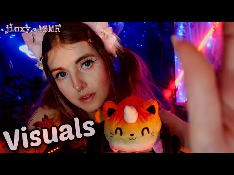 Visuals To Relax Your Mind (Face Touching, Plucking, Brushing) | Jinxy ASMR