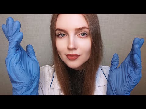 АСМР Осмотр Всего Тела в Перчатках • ASMR Full Body Exam with Gloves