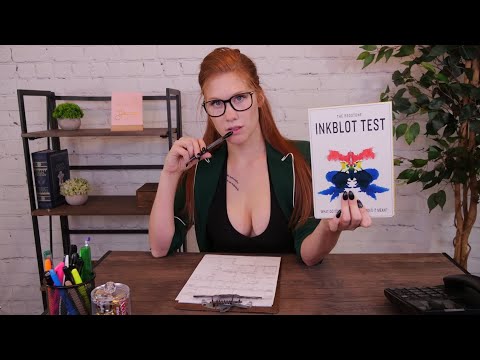 ASMR | Ink Blot Test | Psychologist Roleplay