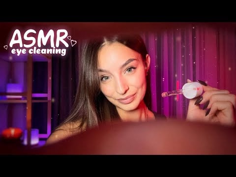 Asmr Eye Cleaning 👀💧 |  Best Visual Trigger For Sleep 💤