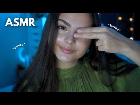 ASMR - OUVRE ET FERME LES YEUX POUR UN SOMMEIL PROFOND