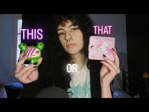 ASMR THIS or THAT (Guess which one I'll choose game)
