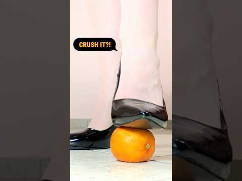 Pea's Pumps vs. Juicy Food! High Heels Crushing! Oddly Satisfying! ASMR