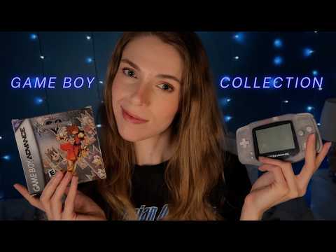 ASMR Nintendo Game Boy Advance Collection | Video Game Show and Tell