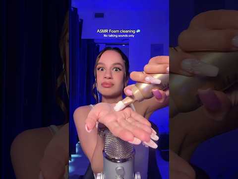 Asmr foam sounds for sleep 😴❤️ #asmr #asmrsounds #asmrvideo #sleep #tingles