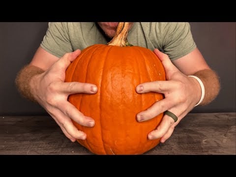 ASMR | Giving a Pumpkin a Massage