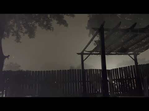 ASMR - Light Rainstorm & Thunder (Flash Warning)