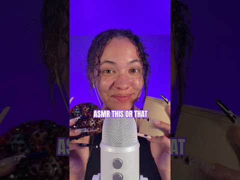Two of my most loved triggers pinned against each other- which will prevail???? #asmr #shorts