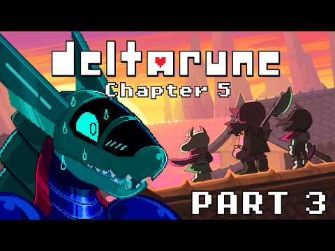 (PART 3) Behold... The flower Castle! Deltarune - Chapter 5 LIVE Gameplay