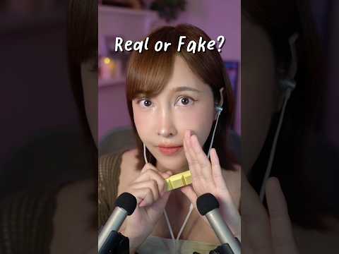 Real or Fake? #asmr #eating