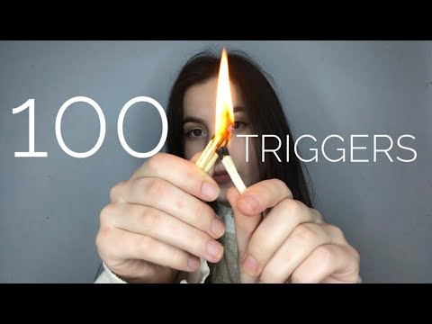 ASMR 100 TRIGGERS IN ONE MINUTE/АСМР 100 ТРИГГЕРОВ ЗА ОДНУ МИНУТУ