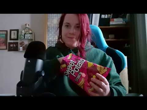 ASMR på Svenska - haul och äter asiatiskt snacks och godis. Eating och chewing sounds
