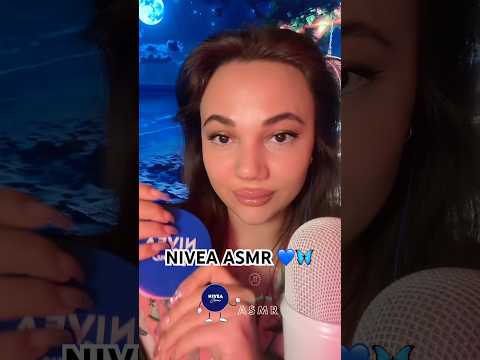 Nivea ASMR 💙🦋 #asmr #hsyasmr #nivea #asmrsounds #relax