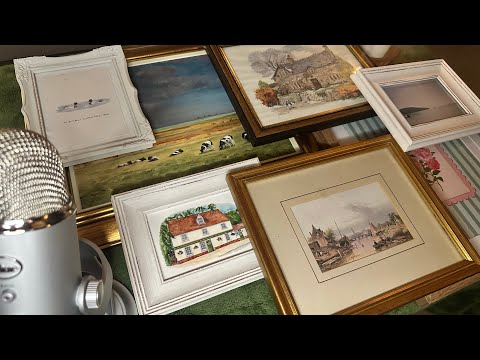 ASMR Tracing Framed Photos & Art | Brushing & Tapping 