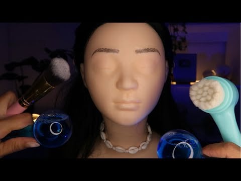ASMR | Skincare Glow UP ✨ | SPA do sono 🌸🍃