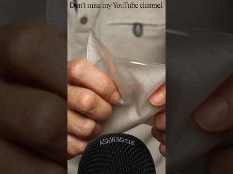 ASMR Crumples Crinkles and Crackles From This Plastic Flimsy Case #short