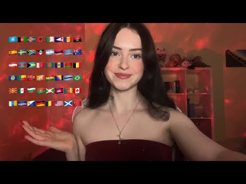 ASMR saying ‘thank you’ in 50 different languages! || 50k special 🌍