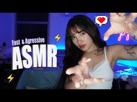 FAST & AGRESSIVE ASMR ⚡️⛈️ | MUITO CAÓTICO E INTENSO