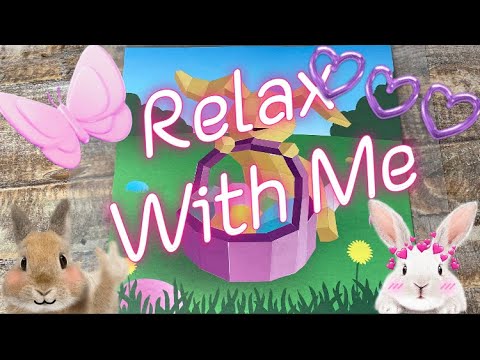 LO-FI ASMR VISUAL & SOUND TRIGGERS: EASTER BUNNY STICKER PUZZLE #299