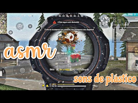 ASMR FF - SONS DE PLÁSTICO/EMBALAGEM ✨