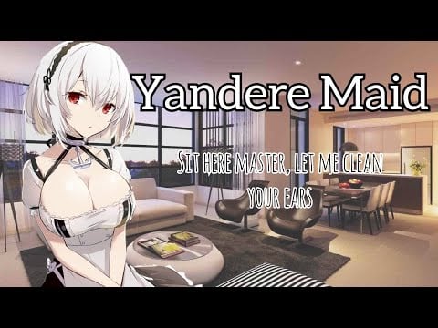Your Yandere Maid Cleans Your Ears (F4A) (ASMR) (Ear licking)