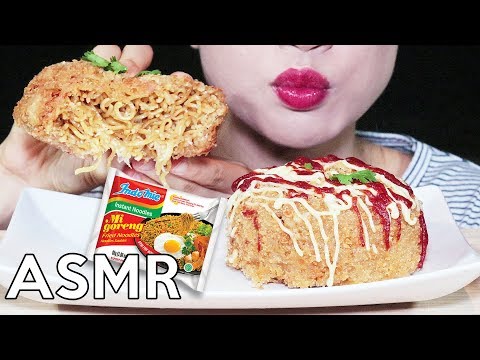 ASMR INDOMIE MI GORENG DONUT | EXTREMELY CRUNCHY 미고랭도넛 리얼사운드 먹방