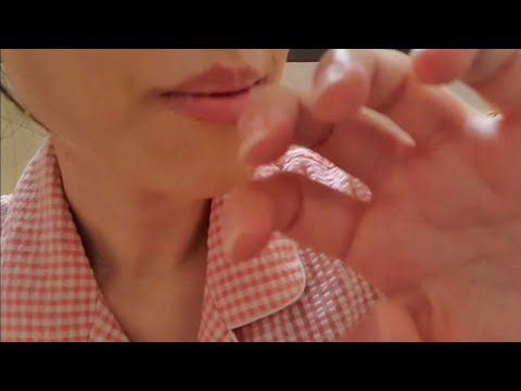 ASMR Camera Tapping & Fabric Scratching 😌🌷 nail, personal attention, positive affirmation, lens