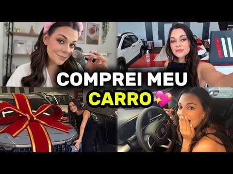 COMPREI MEU PRIMEIRO CARRO E 0 KM🚗 (VLOG E TOUR PELO CARRO)