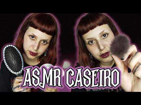 ASMR | TE MAQUIANDO E PENTEANDO SEU CABELO DELICADAMENTE (durma rápido)