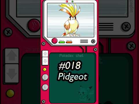 Relaxing Pokedex | Pidgeot 🐦 #asmr #shorts #asmrvideos #pokemon