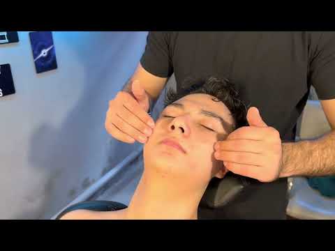 Excellent asmr massage and body massage to japanese client
