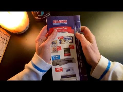 ASMR ~ Cozy Costco Flyer Flip-Through + Small Trader Joe’s Birthday Finds