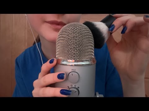 ASMR Mic Brushing + Positive Affirmations 🤍