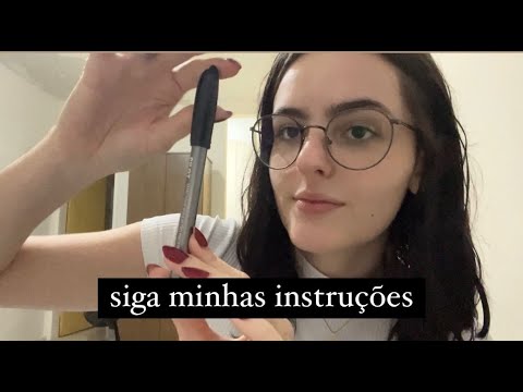 ASMR SIGA MINHAS INSTRUÇÕES | voz suave