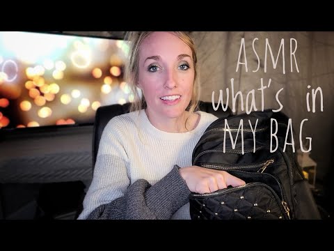 ASMR | What's in my Purse 👛 | Rummage Sounds and More