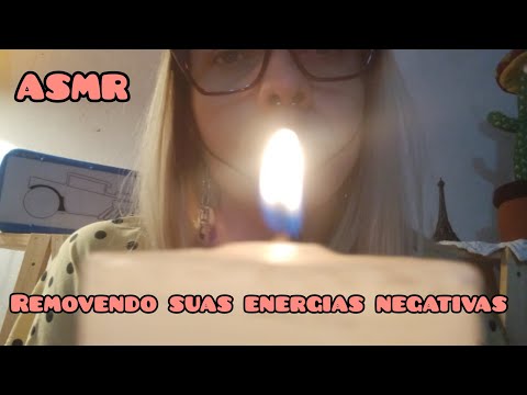 ASMR removendo suas energias negativas 😴 (Muitos sons de boca 💦)