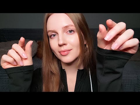 ASMR Pinching Face Massage. Hand Sounds. No Talking. 1 Hour