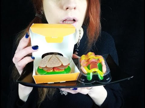 ASMR | BIG HAMBURGER & HOTDOG (No Talking) | Eating Sounds