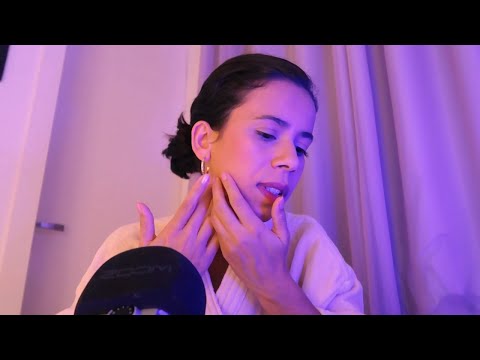 ASMR | MINHA ROTINA NOTURNA DE CUIDADOS COM A PELE | DURMA RAPIDAMENTE