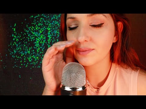 ASMR Close Up, Inaudible Whispering (cupped)