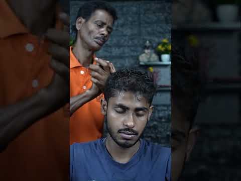 Crunchy Neck Cracking Ear And Head Massage ASMR #shorts