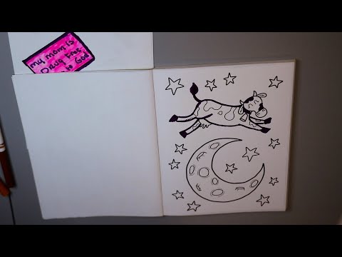 Coloring Stickers/Journaling ASMR Trident Chewing Gum Sounds