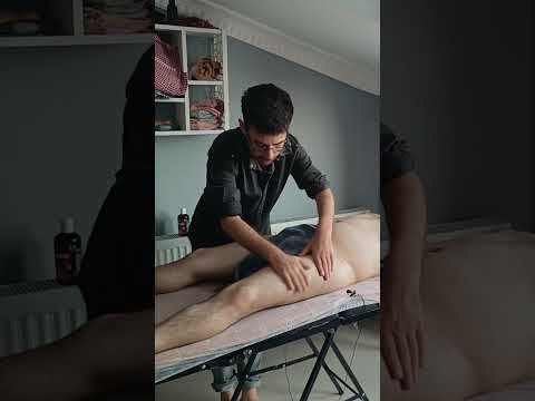 Turkish massage that relieves stress in the front thighs #satisfying #relaxing #asmr #short #massage