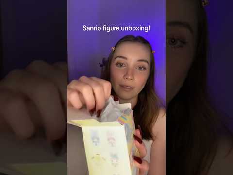 Sanrio figure unboxing!! #asmr #unboxing #sanrio