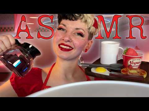 Breakfast Diner Serves YOU the FASTEST Meal!! 🍳 Soft Spoken ASMR for Sleep, Relaxation and Nostalgia