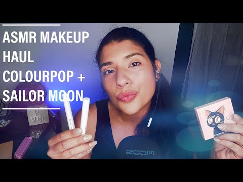 ASMR MAKE UP HAUL | LIP STICK SOUNDS | SAILOR MOON | APPLYING LIPSTICK