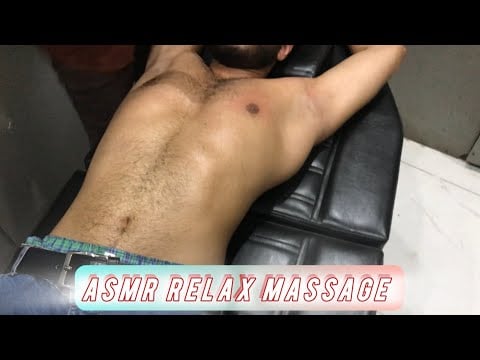 ASMR Professional Chest Massage for Fit Body |Ultimate Relaxation| Massage with Mastard Oil💈