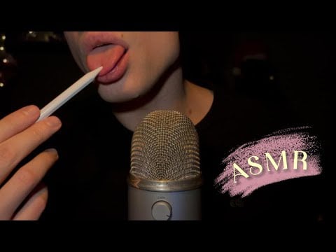 ASMR | Spit Painting on You w/ Apple Pencil 🎨 (Mouth Sounds)