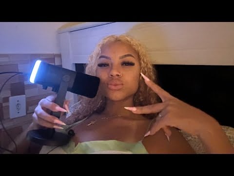     ASMR| Te ajudando a dormir com cafuné e sons de boca 💤 🤍