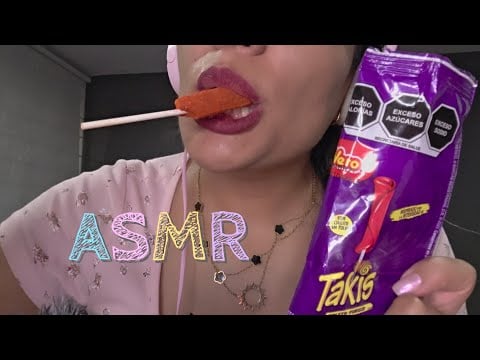 MI PEOR ASMR | PALETITA TAKIS 🍭 + CHISMITO #asmr #asmrsounds #asmrvideo